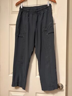 Scrubstar Dark Gray Cargo Scrub Pants with Elastic Waist